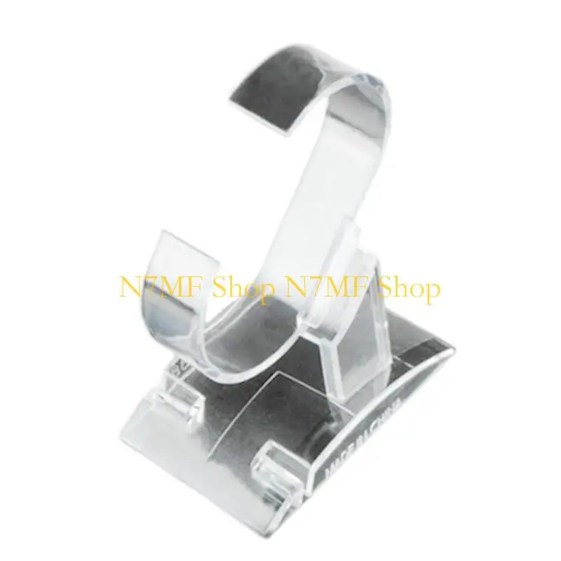 N7MF Practical Sturdy Plastic Materials Watch Display Rack With C Designs Accessory for Jewelry Storage Solution