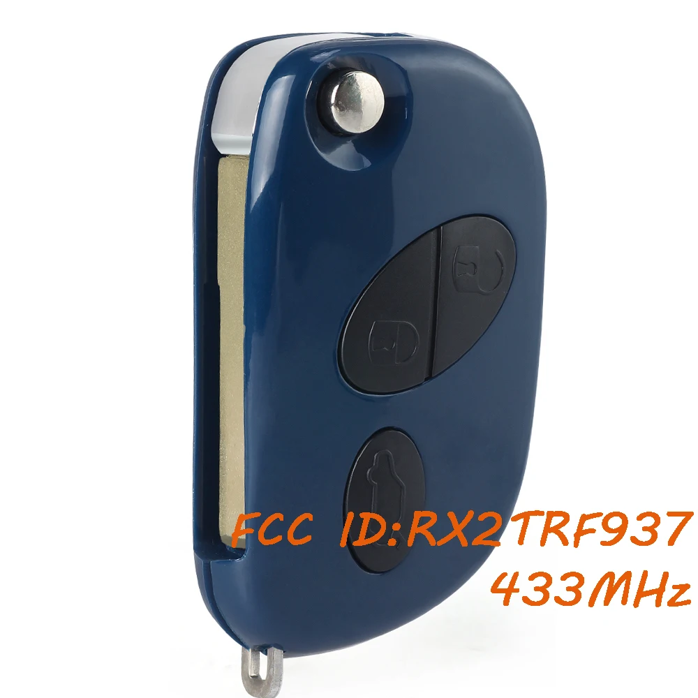 

KEYECU RX2TRF937 Дистанционный брелок для Maserati GranTurismo Quattroporte 2005 2006 2007 2008 2009 2010 2011 433 МГц ID48 чип