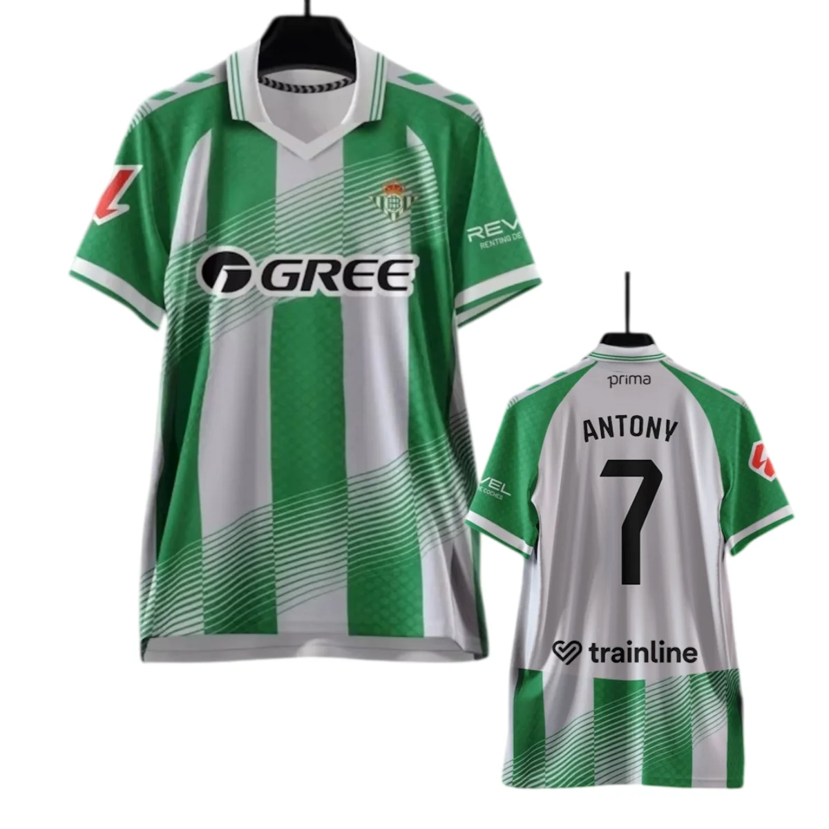New Season Betis 3D Printed Number Football Jersey Men's Breathable Quick Drying Short Sleeved T-shirt Family Matching Clothing