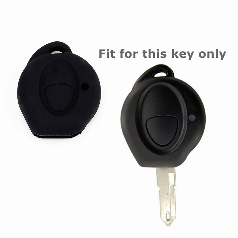 Auto Key Protector Skin Holder Flip Remote Silicone Car Key Case Cover dla Peugeot 206 106 Auto Car Accessories Nowości Hot