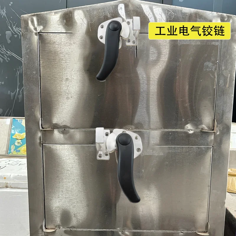 S-Shaped High-End Rotating Closed Handle High And Low Protruding Door Stainless Steel Mechanical Cold Storage Box Cabinet Door