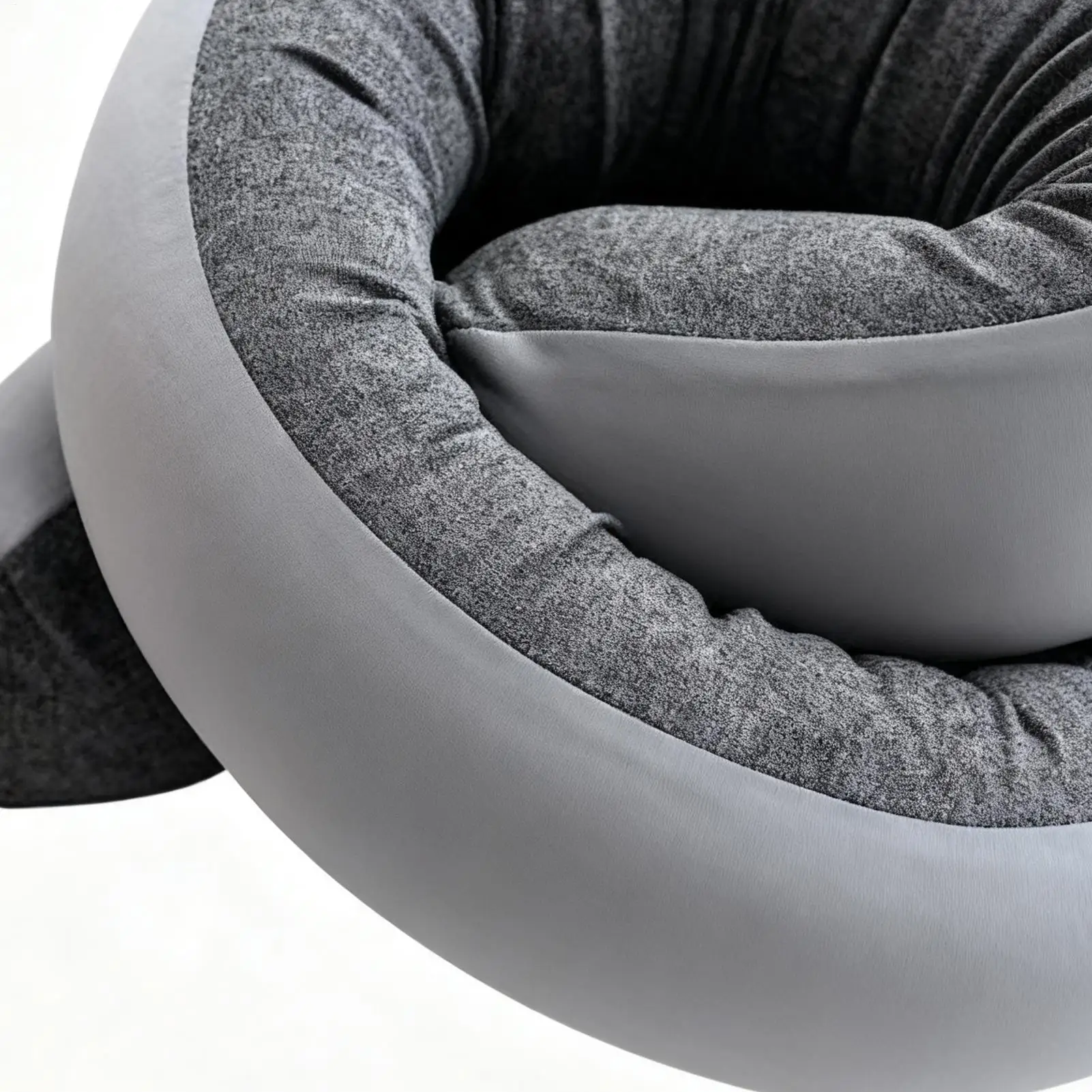 

Neck Pillow For Travel Adjustable Spiral Wrapping Cushion Headrest Washable Travel Pillows For Airplanes For Home Office Car