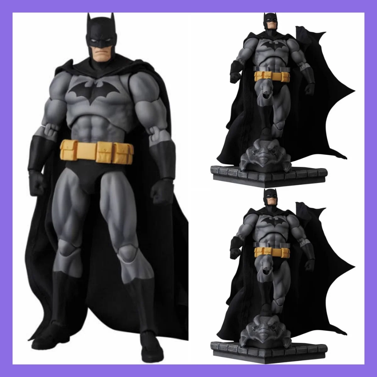

CT Factory Mafex126 Comic Version Silent Batman Black DC Justice League Collectible Action Figure Toy Gift