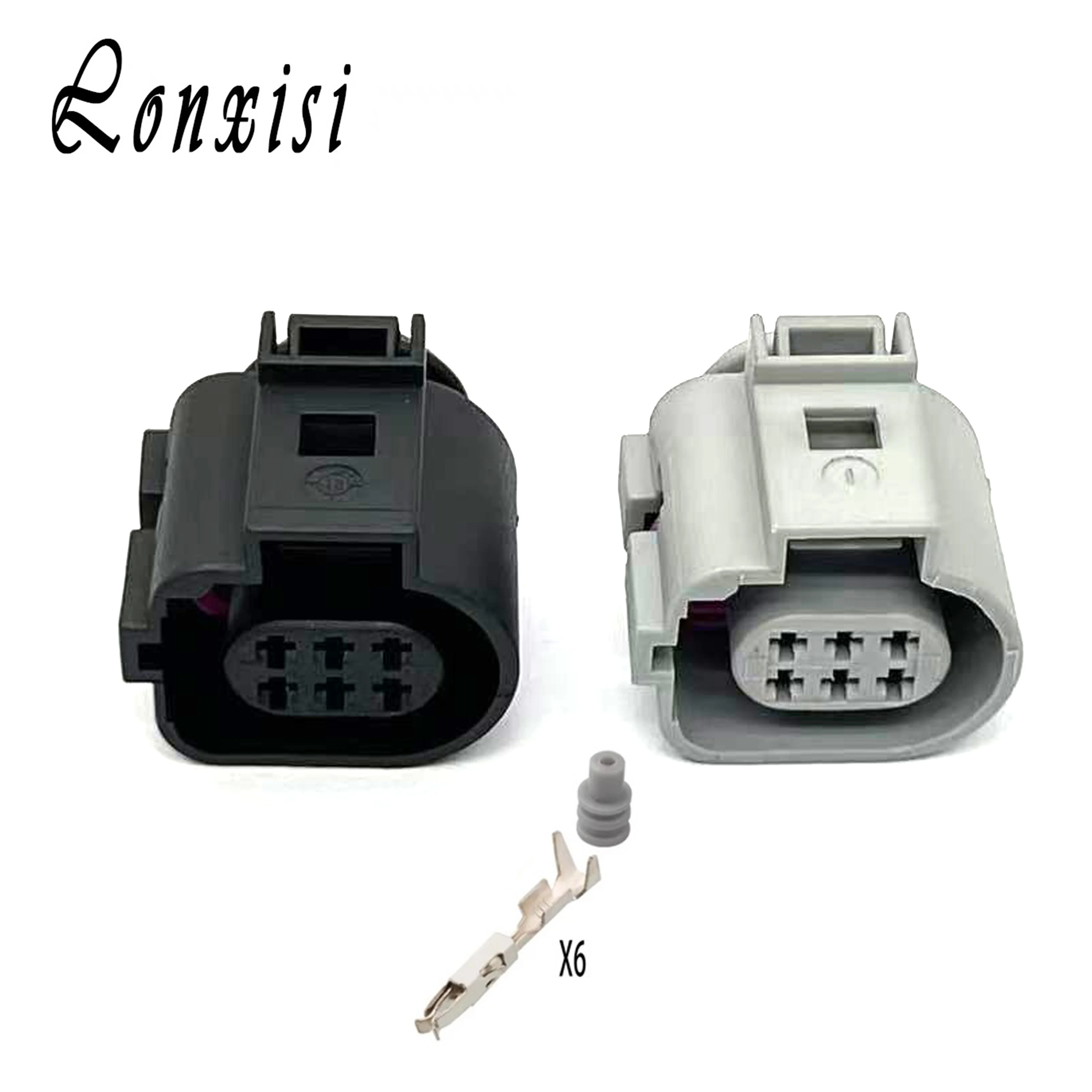 6 Pin EGR Valve Connector Plug Cable Wire Harness Socket For 1J0973713G 42121200