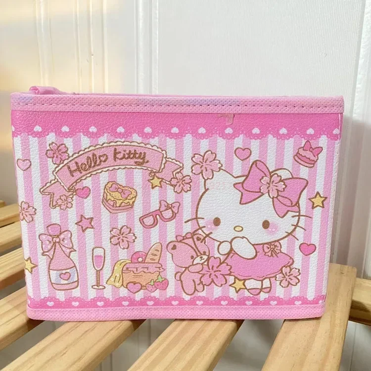 Sanrio My Melody Cinnamoroll почтовый Hello Kitty Kuromi аниме Kawaii Складная Настольная коробка для мелочей коробка для хранения милой девочки с сердцем