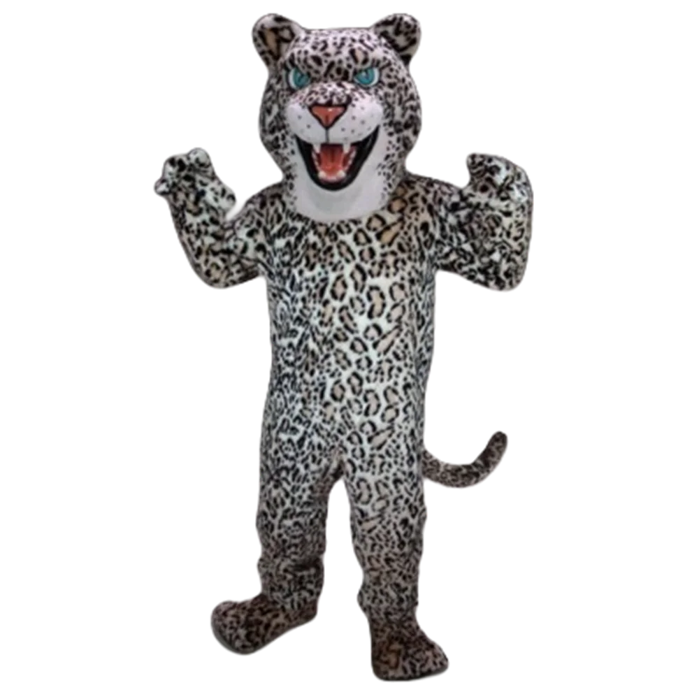 Custom Made Deluxe Fierce Leopard Mascot Costume Adult Size Wild Theme Carnival Party Cosply Mascotte Suit Fancy Dress SW987