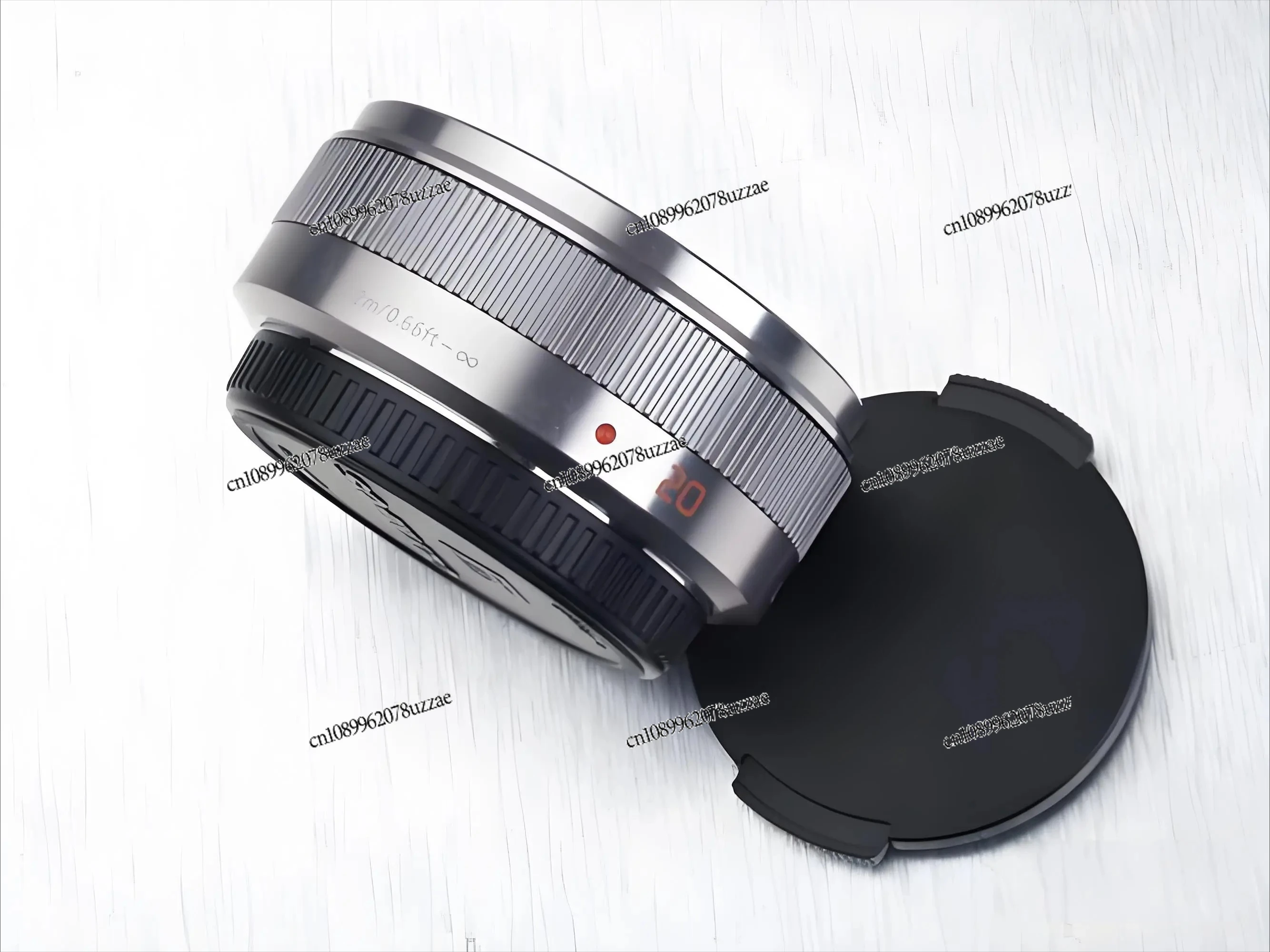 20F1.7 Generation Second Generation Micro Single M43 Bayonet Fixed Focus Portrait Lens 20mm Cookie Head