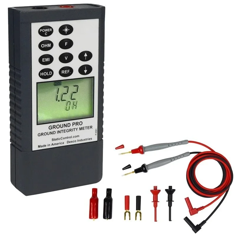 Grounding detector, detecting grounding impedance, grounding resistance tester