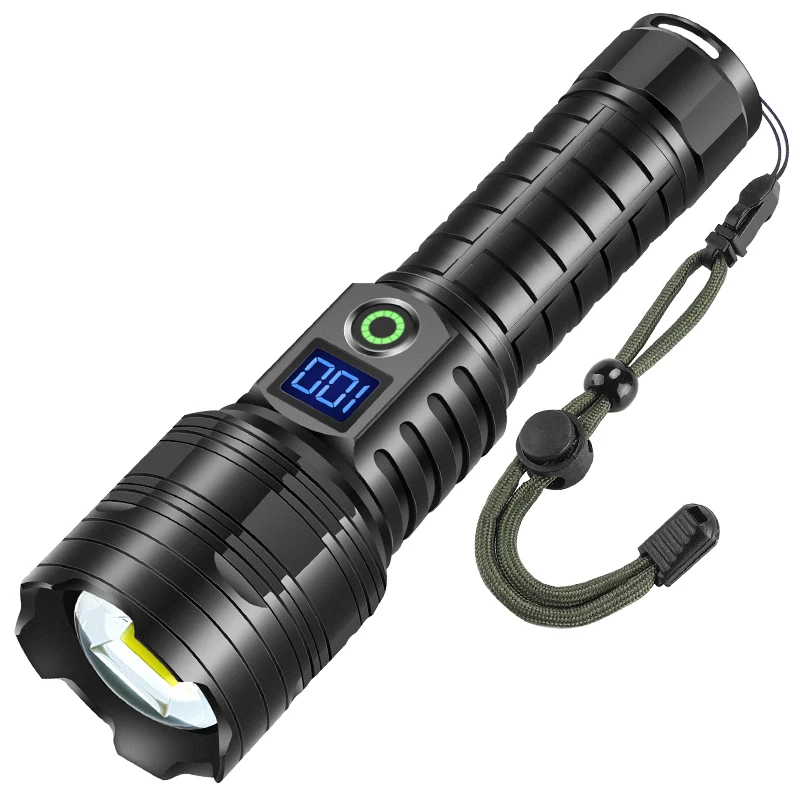 

WEST BIKING Flashlight 20W High Power LED Flashlight USB Charging Zoom Torch Outdoor Camping Strong Lamp Waterproof Flashlight