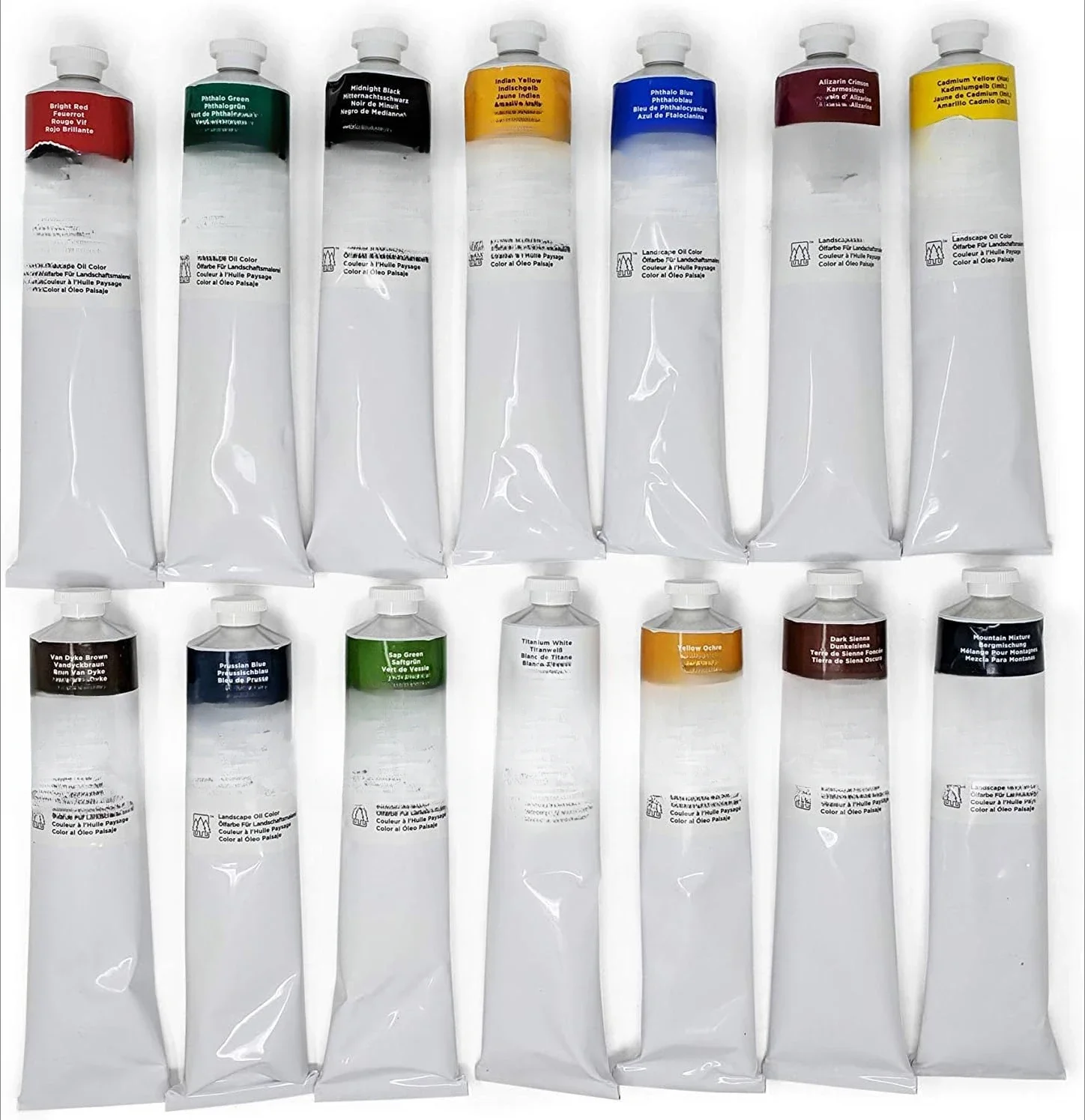 Ross Landscape Oil Full Set of 14 Paints (200ml Tubes)