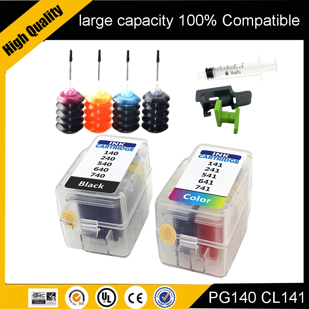 

pg140 cl141 Smart Cartridge PG140 CL141 Compatible for Canon Pixma MG4210 MG3110 MG3210 MG2210 MG3510 MG2580 MG3610 IP2880