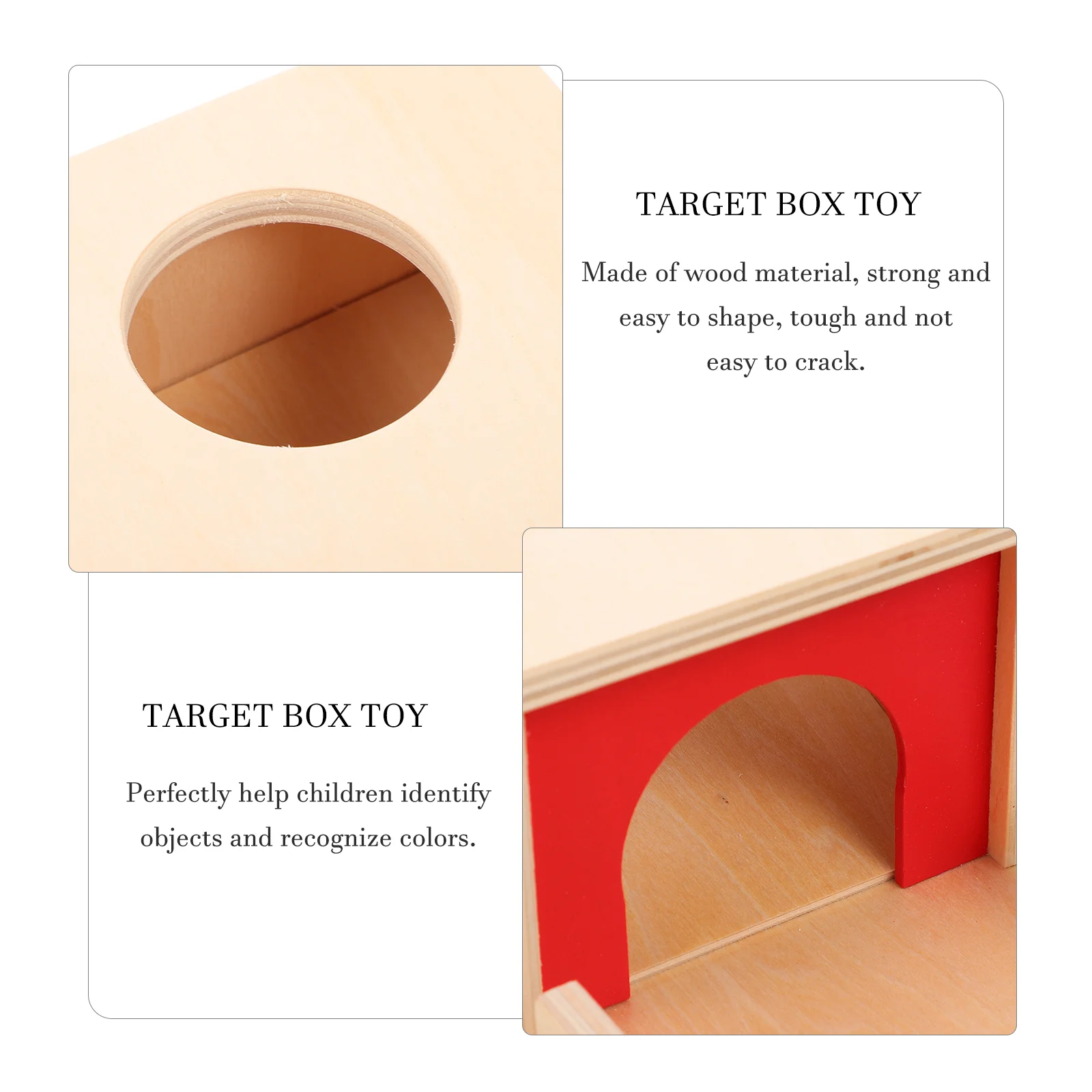 with Tray Montessori Teaching Aids Toddler Baby Gifts Ball Drop Toy Wooden Kid Educational