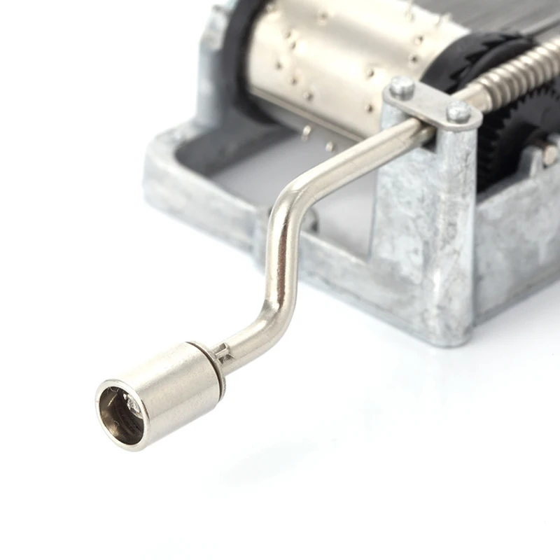 Handgekurbelte Spieluhr Bewegung Metall Rocker Mini Diy Geschenk Musik mechanische dekorative Sammlerstücke für Freundin Freundin – Detail 10