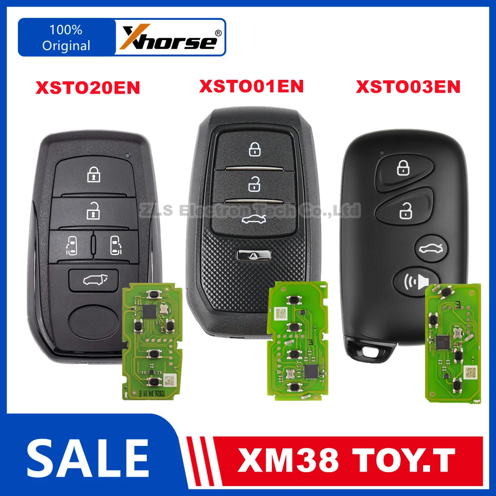 1 Piece XHORSE XM38 TOY.T XSTO01EN XSTO03EN XSTO20EN for Toyota Support 4D 8A 4A Smart Key