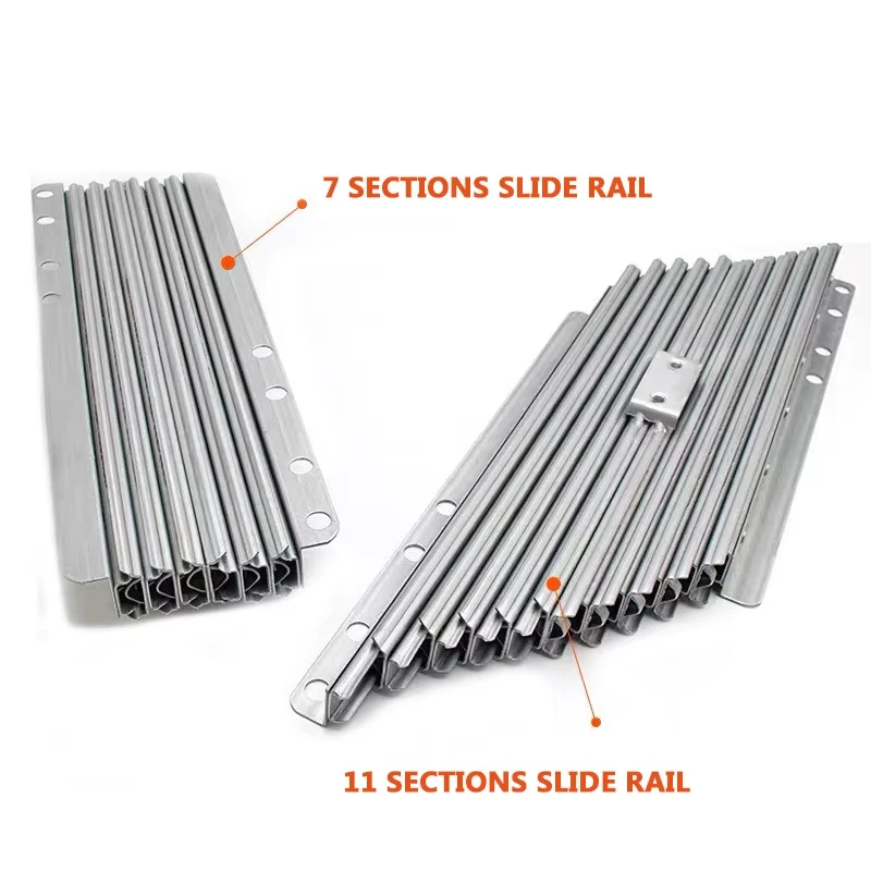 1.8M/2.5M Cabinet Folding Table Telescopic Track Small Home Multifunctional Desk Bar Telescopic Slide Hardware Accessories