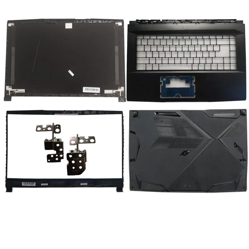 New Case For MSI GF63 8RC 8RD MS-16R1 LCD Back Cover/LCD Bezel Cover/Palmrest Upper/Bottom Base /Screen Hinges