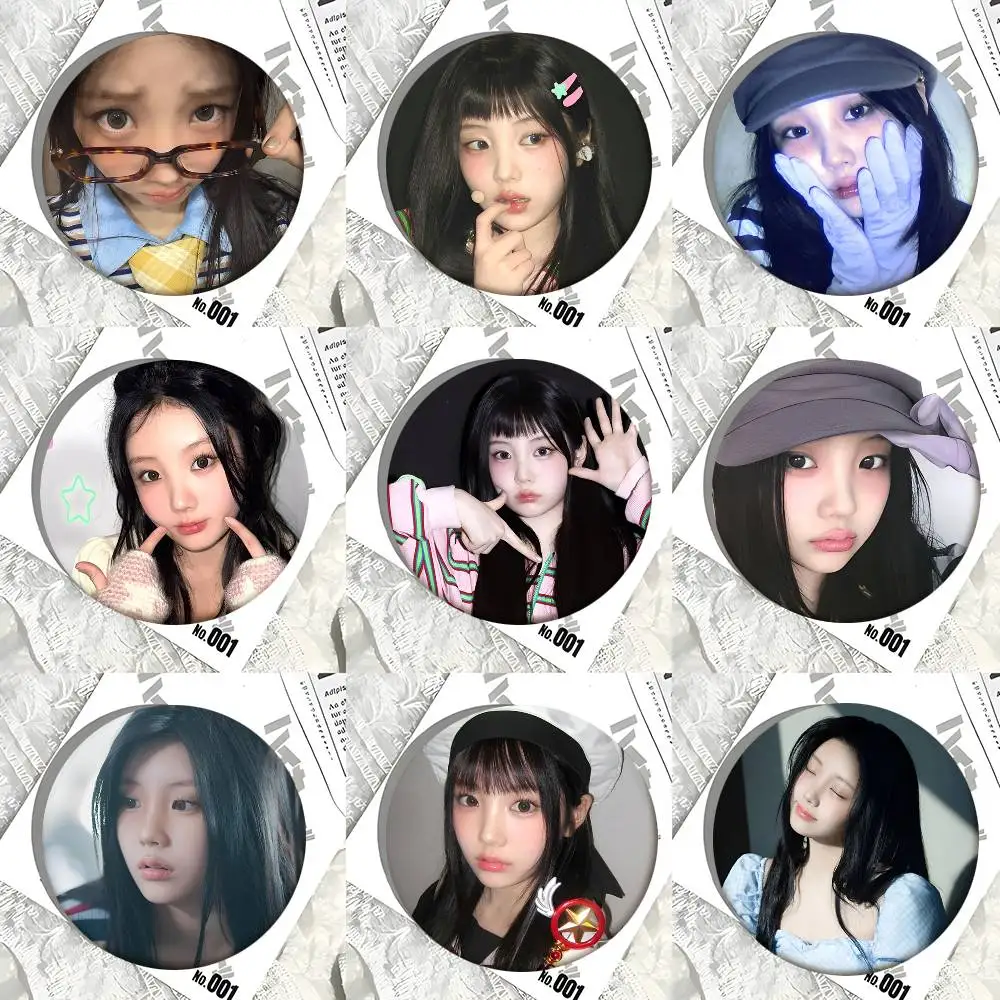 Singer K-POP Wonhee Round Badge Creative Brooch Clothing Backpack Accessories Lapel Pin