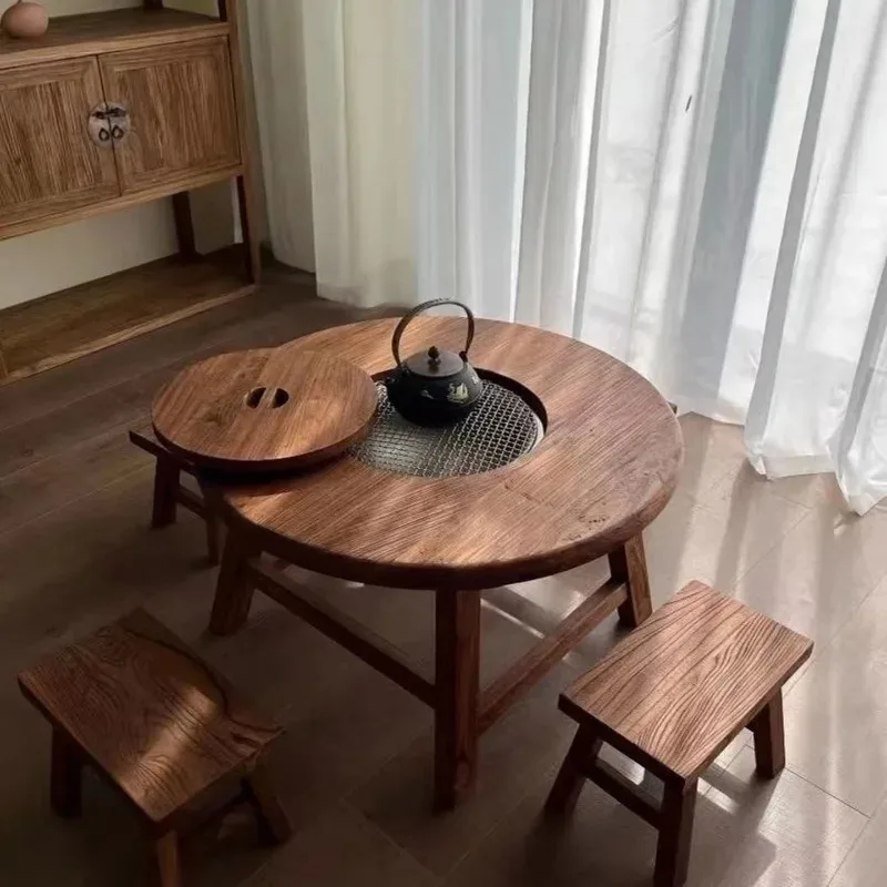 

Furnace tea table, charcoal roast pot table, balcony tea table