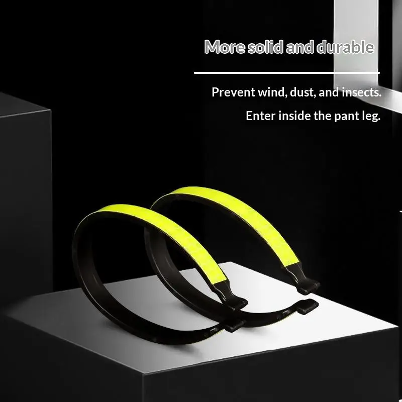 Wholesale 2PCS Reflective Carabiner Trouser Clips Safe Driving Cycling Gear With Seat Belt Warning Sticker For Outdoor Use