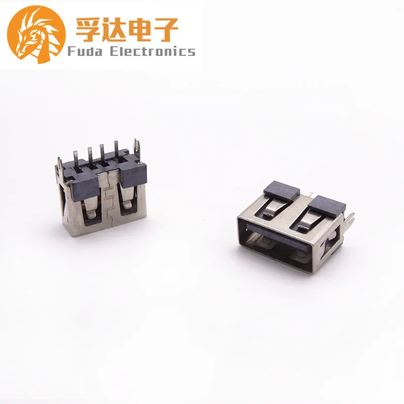 

For USB 2.0 female seat Vertical usb female seat Short body 10.0 In-line 180 degree plug-in board, straight edge