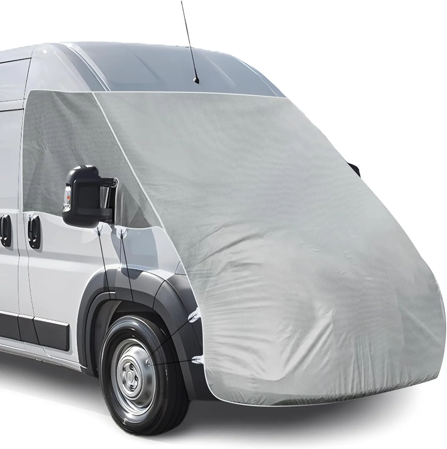 RV Motorhome Bonnet Cover Car Protector Tailgate Sunshade For Fiat Ducato Peugeot Boxer Citroen Relay 2006+ X250 Ram Promaster