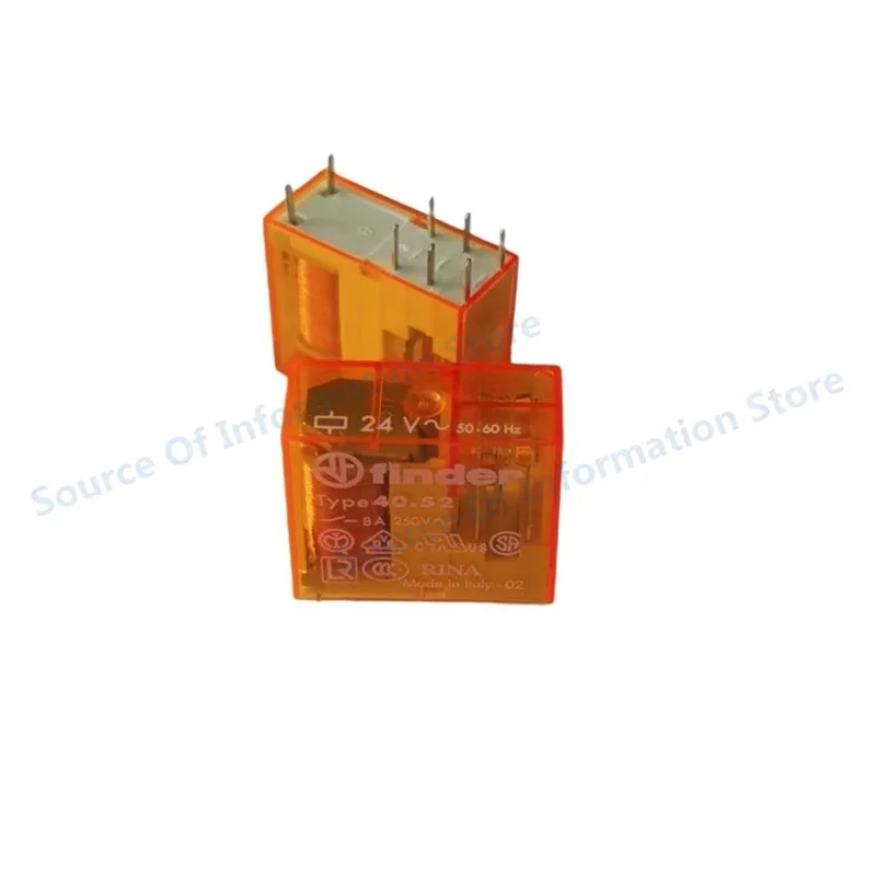 40.52.8.024.0000 Finder Relay 40.52-24VAC 8Pin 8A 100% New
