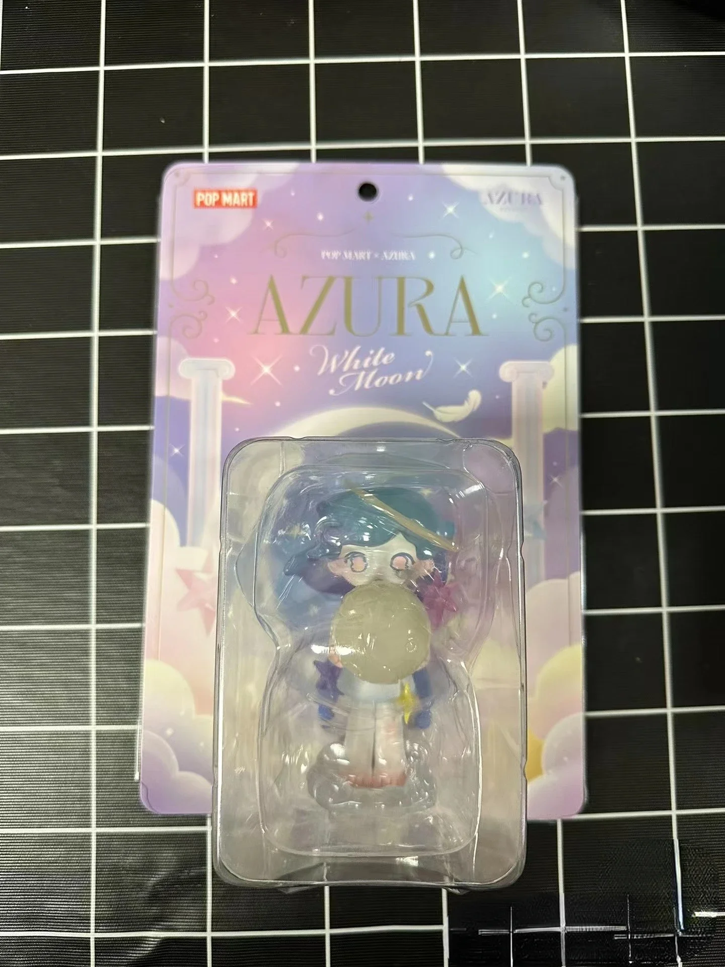 POP MART Azura White Moon Elevator Kawaii Doll Toy Caixas Collectible Action Figure Toys Surprise Model Collectible Model Gifts