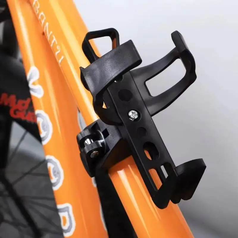 Bicycle Water Bottle Holder with 90 Degree Rotating Base Durable Universal Rack for E-Bikes Electric Scooters Adventures