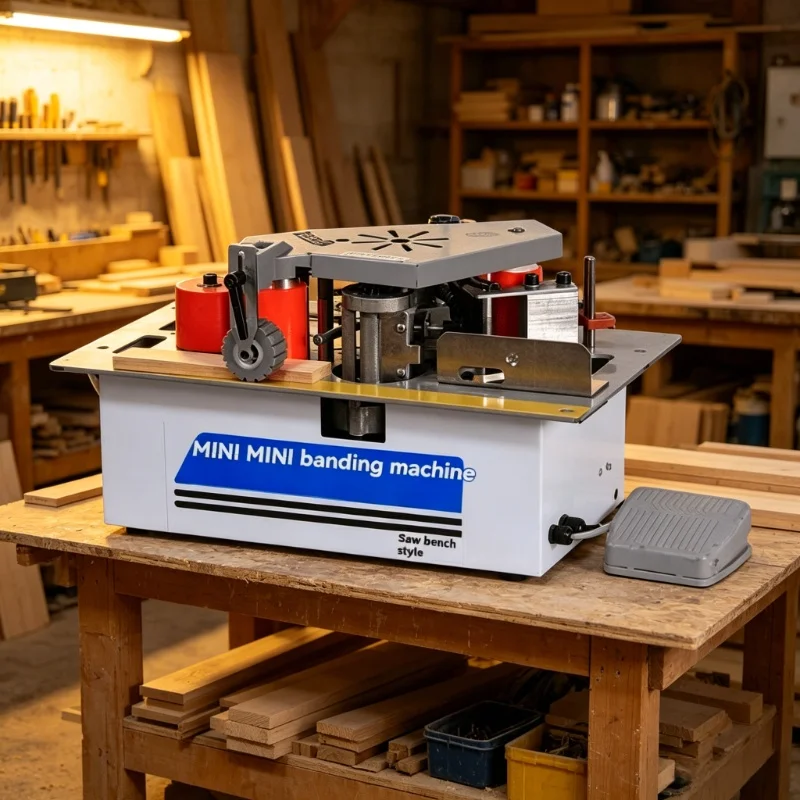KOTUMY 220V Portable Edge Band - Woodworking Bandsaw ulasan dan harga