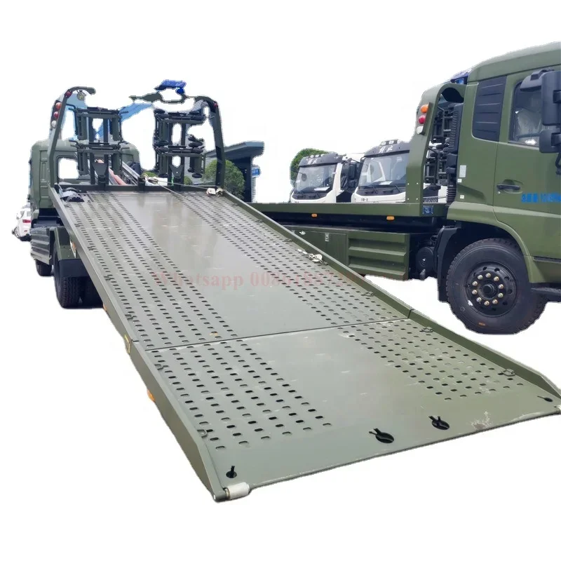 Dongfeng Tianjin 4x2 6400mm Pritschen-Abschlepp Wagen Kipp  Zum Verkauf