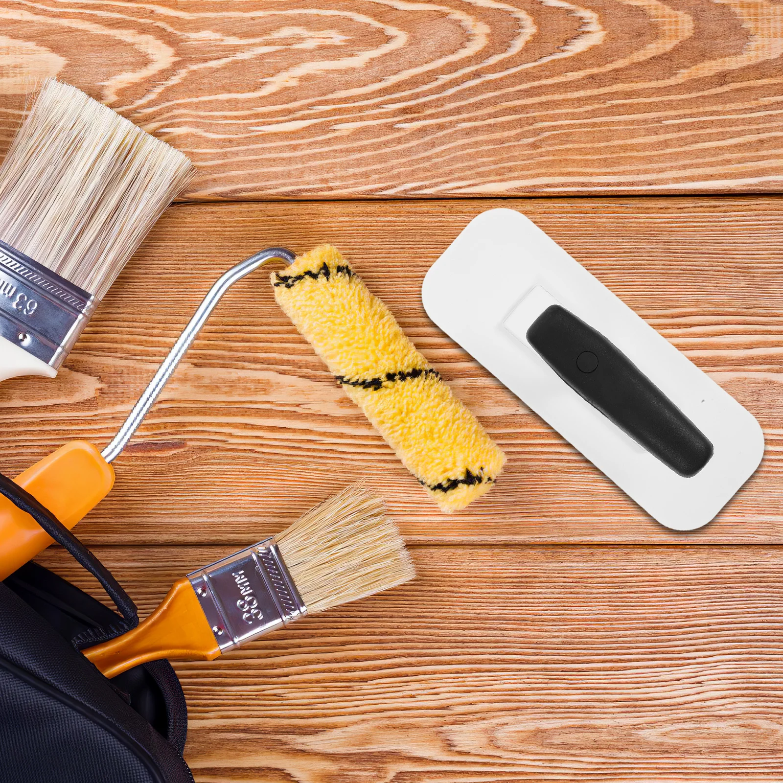 أداة تلميع بلاستيكية ذات نهاية مستديرة لتجصيص ورق الحوائط الجافة وورق الحائط وتنعيم اليد #2