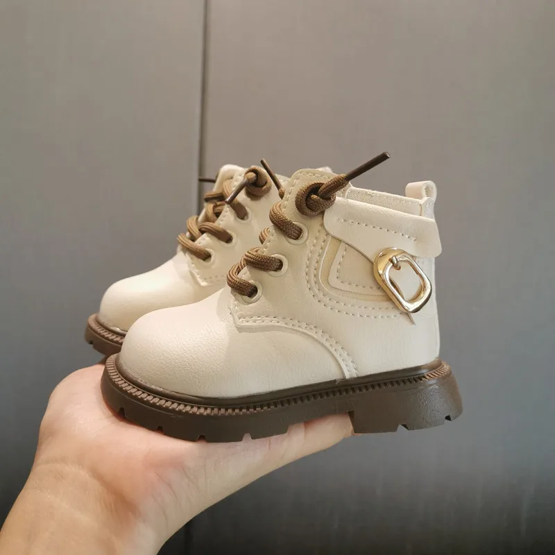 Zimowe buty dziecięce Plush Thick Short Boot Baby Walking Shoe Baby Shoe Cotton Shoe Girl Shoes Girls Boot Fashion Boots Zapatos Niño