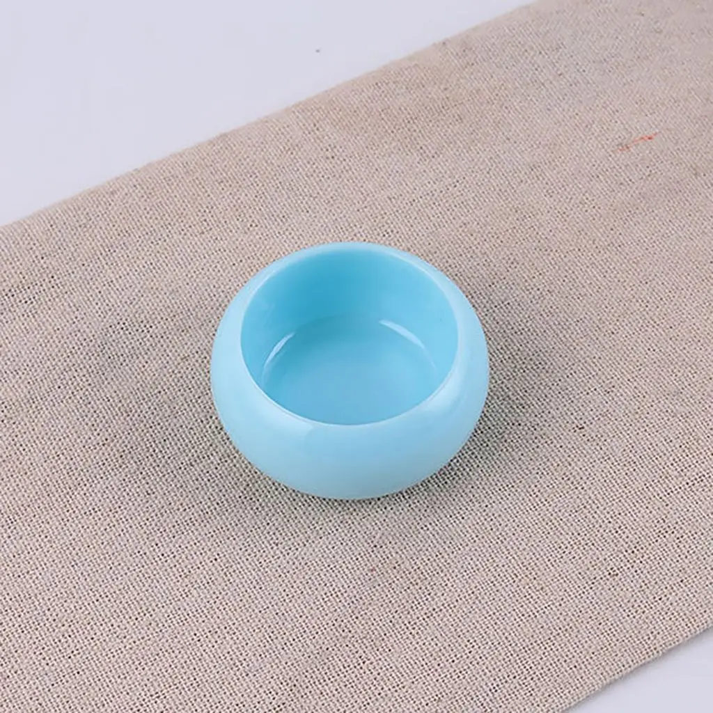 Imitation Jade Hill Shape Craft Decoration School Office Supplies Writing Brush Holder Ink Painting Accessories Pen Rest Stand
