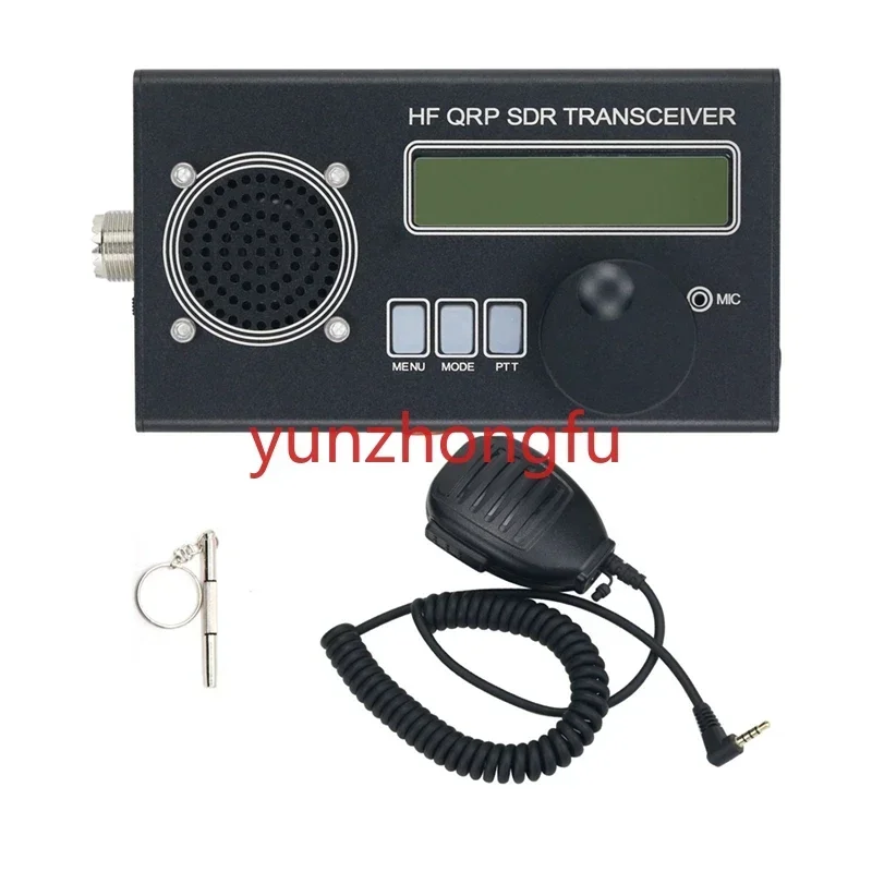 5-10W USDX USDR HF QRP  Transceiver SSB/CW  8-Band DSP  + Microphone +Battery +Black Shell