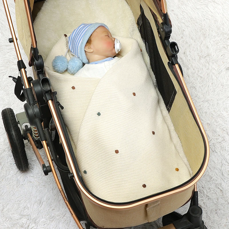 Multi-use Baby Summer Blankets Cotton Girl Boy Stroller Birth Newborn Knitted Super Soft Swaddle Infant Wrap Children\'s Quilt