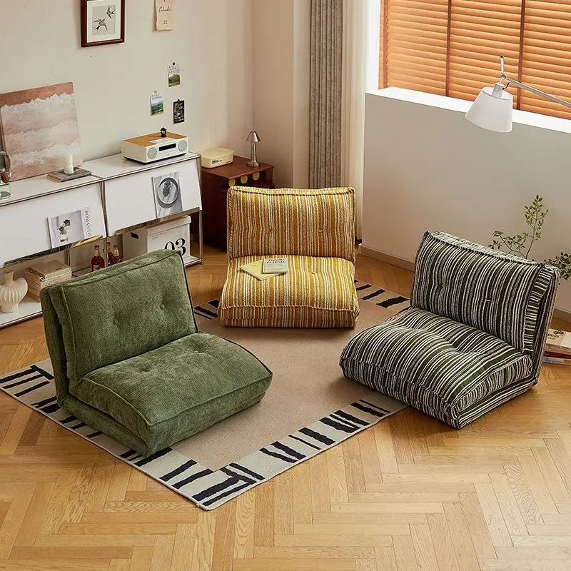 Lazy sofa can lie down and sleep, living room balcony can fold tatami sofa bed, sedentary and not tired, single small sofa