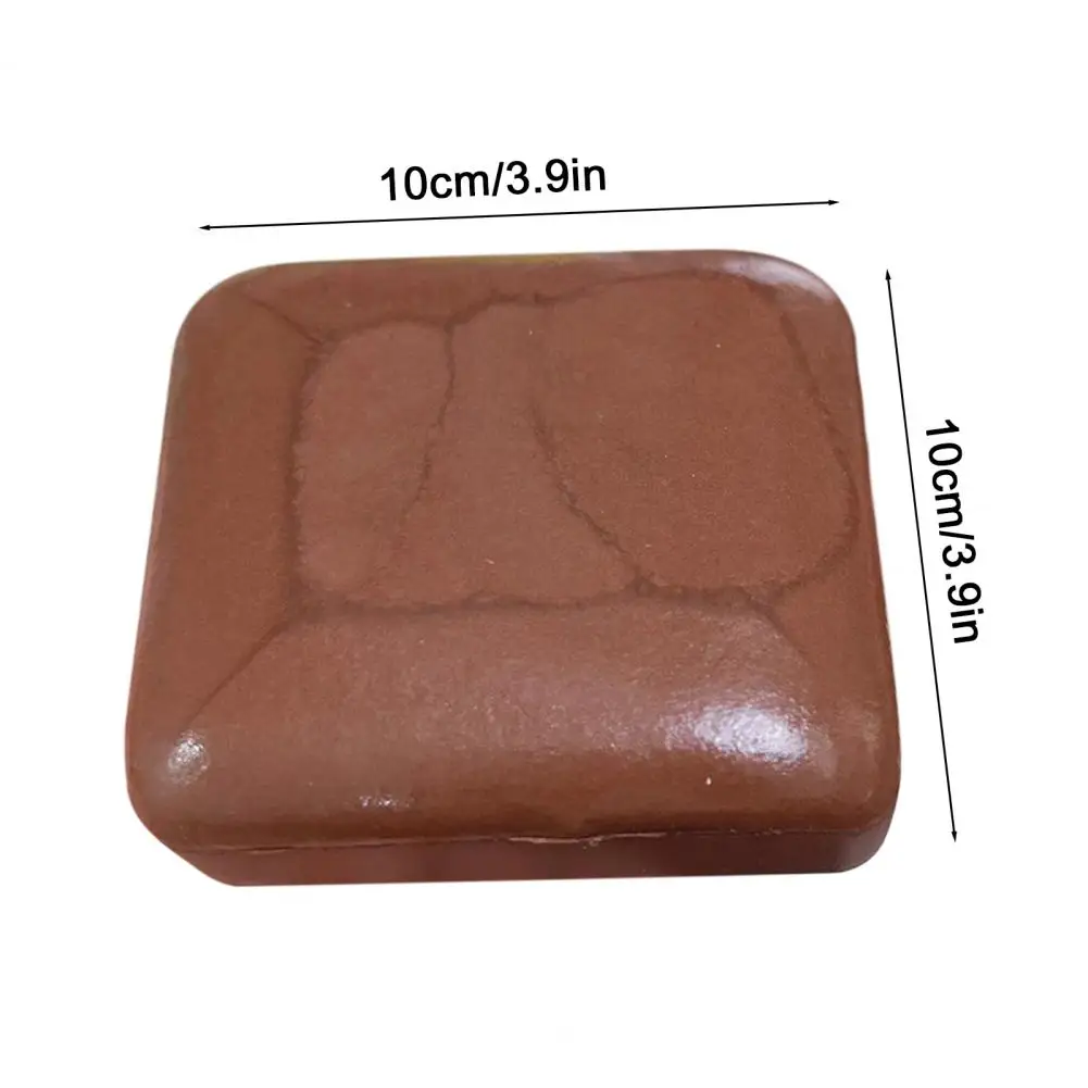 Relaxation Stress Relief Toy 2pcs Chocolate Toast Squeeze Toy Set Slow Rebound Stress Relief Fidget Toy Soft Pinch for Kids