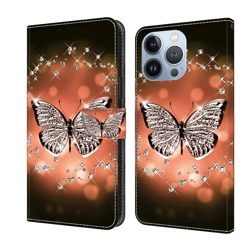 Чехол для телефона Xiaomi Poco X6 Pro, чехол для телефона Xiomi Poco X6 Pocox6 Pro X6pro Mix6, кожаные чехлы, Магнитный Флип-стенд, симпатичная стена