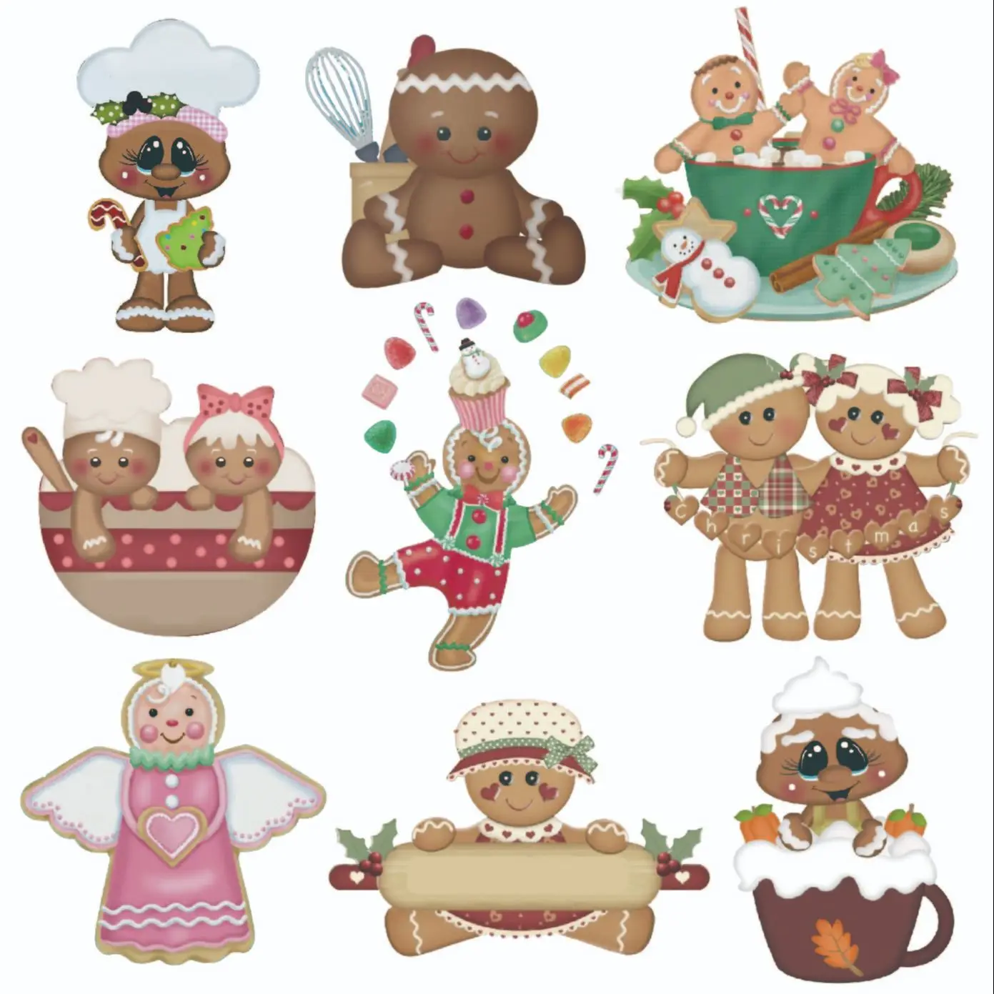 2023 جديد قطع معدنية يموت الحلوى الزنجبيل رجل الديكور سكرابوكينغ النقش كليب بوك قالب بطاقات المعايدة اليدوية يموت #3