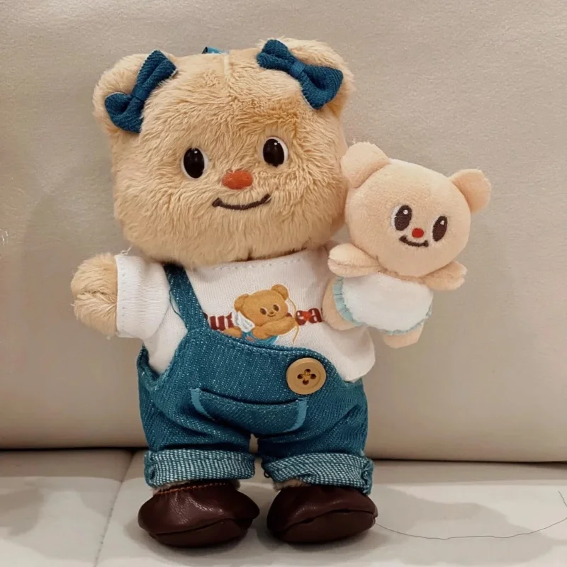 오리지널 버터 베어 OOTD 시리즈 블라인드 박스 플러시 귀여운 가방 펜던트 인형 장난감 패션 가방 키체인 장식 미스터리 크리스마스 선물