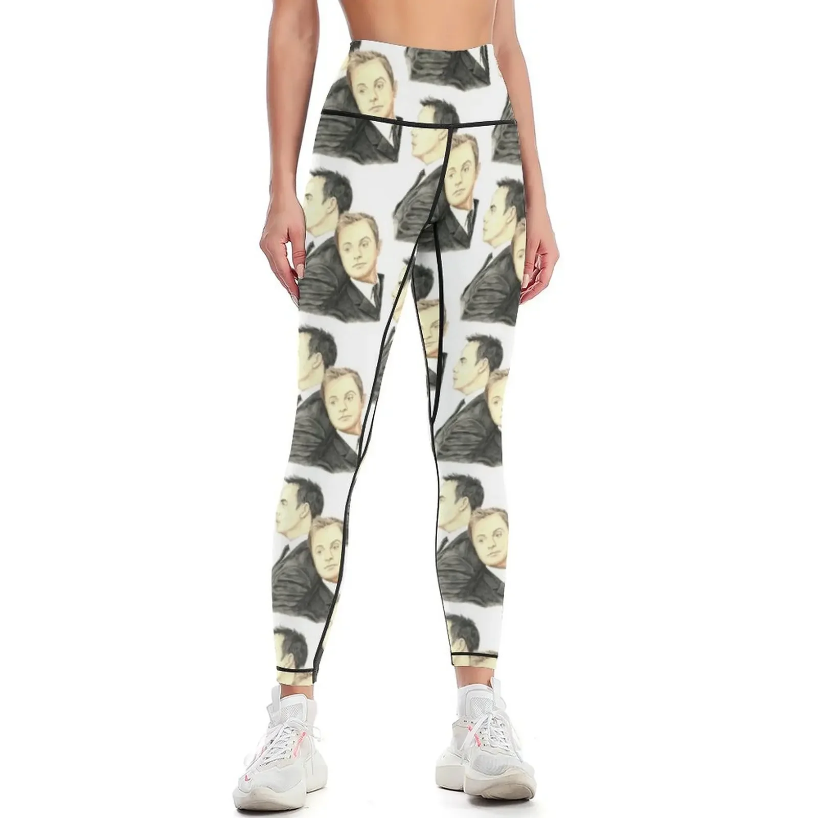 Ant and Dec طماق رفع يغطي الرجل Legginsy رفع الركض السراويل يغطي الرجل رفع طماق المرأة