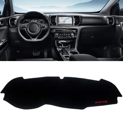 Car Dashboard Avoid Light Pad Instrument Platform Cover Carpets Accessories For Kia Sportage 4 QL 2016 2017 2018 2019 2020 2021