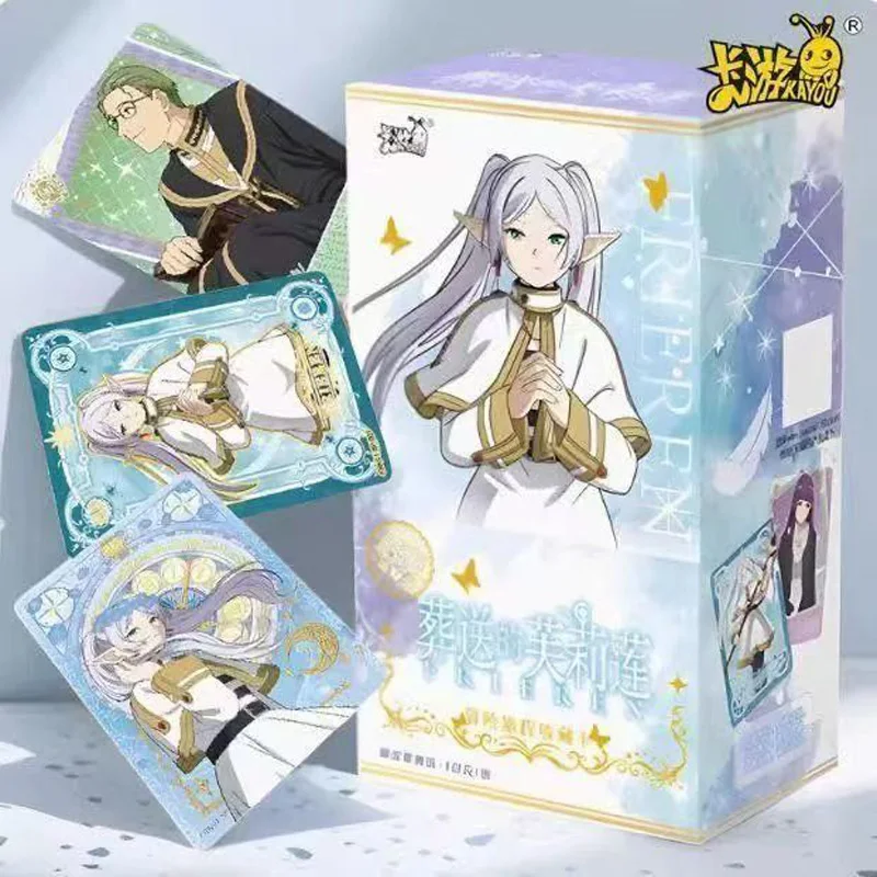 Das KAYOU Frieren Trading Card Pack – verfügt über die Wise Elf Mage Frieren Her Companions, die perfekt für Anime-Fans und Sammler
