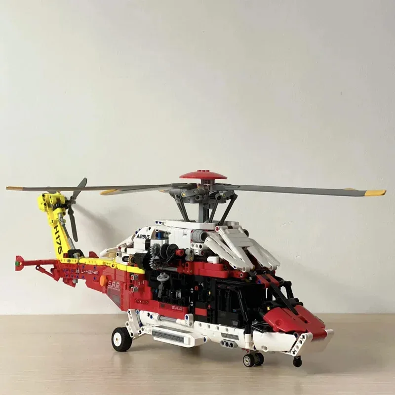 

2001 Particle Creative Series Ornament Rescue Plane Ornament Boy Difficult Assembly Building Block Toy Birthday Gift