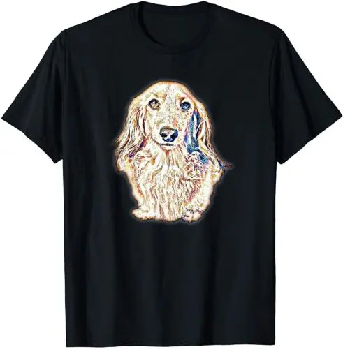 Long Hair Dachshund Cute Doxie Wiener Dog Lover T-Shirt