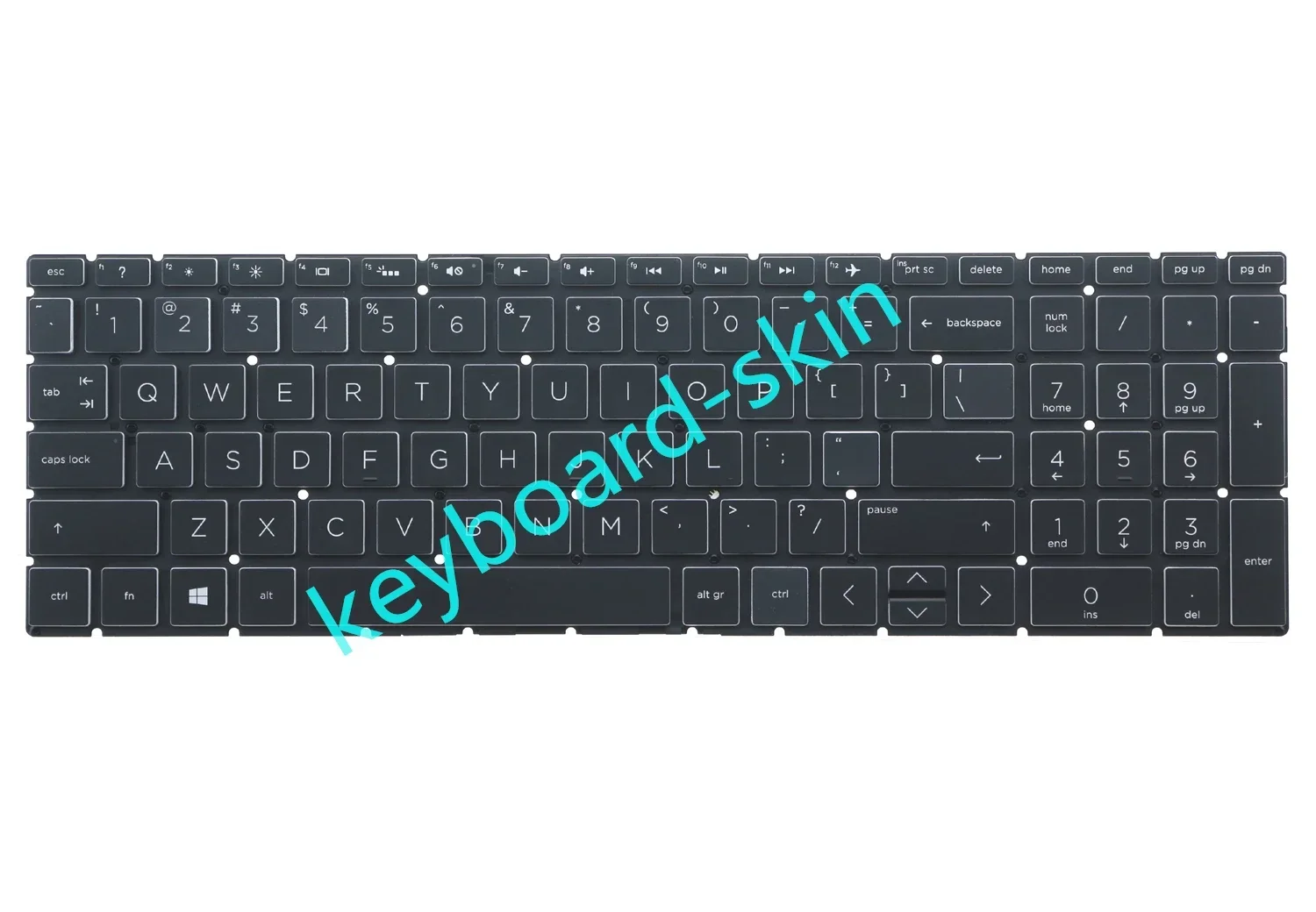 US Keyboard no-frame with-backlit for HP 15-cw 15-cw00 15-cw1004la 15-cw1008la 17t-CE 17t-CE100 17m-ce 17m-ce** 17m-ce0013dx