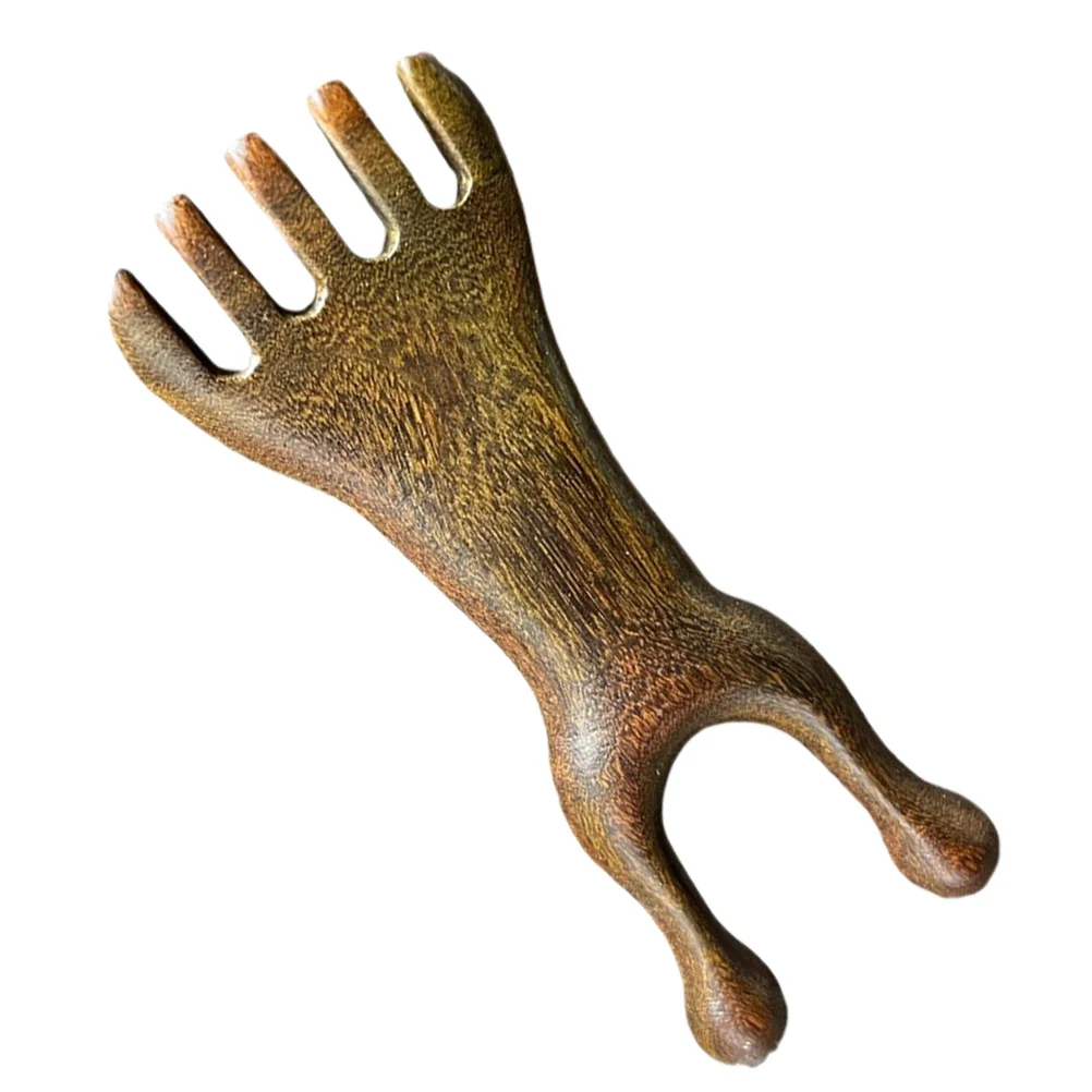 

Compact Nose Massager Sandalwood Itch Scratcher Multi Use Wooden Scratching Tool Portable Face Acupoint Massager