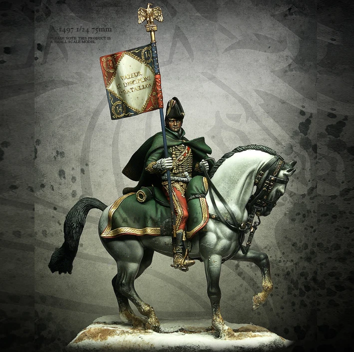 

1/24 Resin Soldier model kits figure colorless and self-assembled A-1497