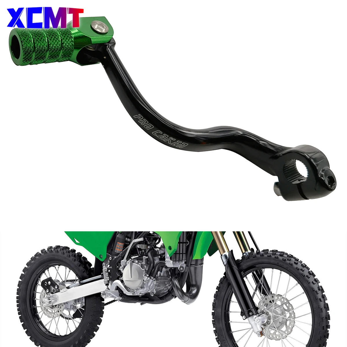 Motorcycle Accessories CNC Folding Gear Shift Shifter Lever Enduro Dirt Pit Bike For Kawasaki KX250 KX 250 2003 2004-2007 MX