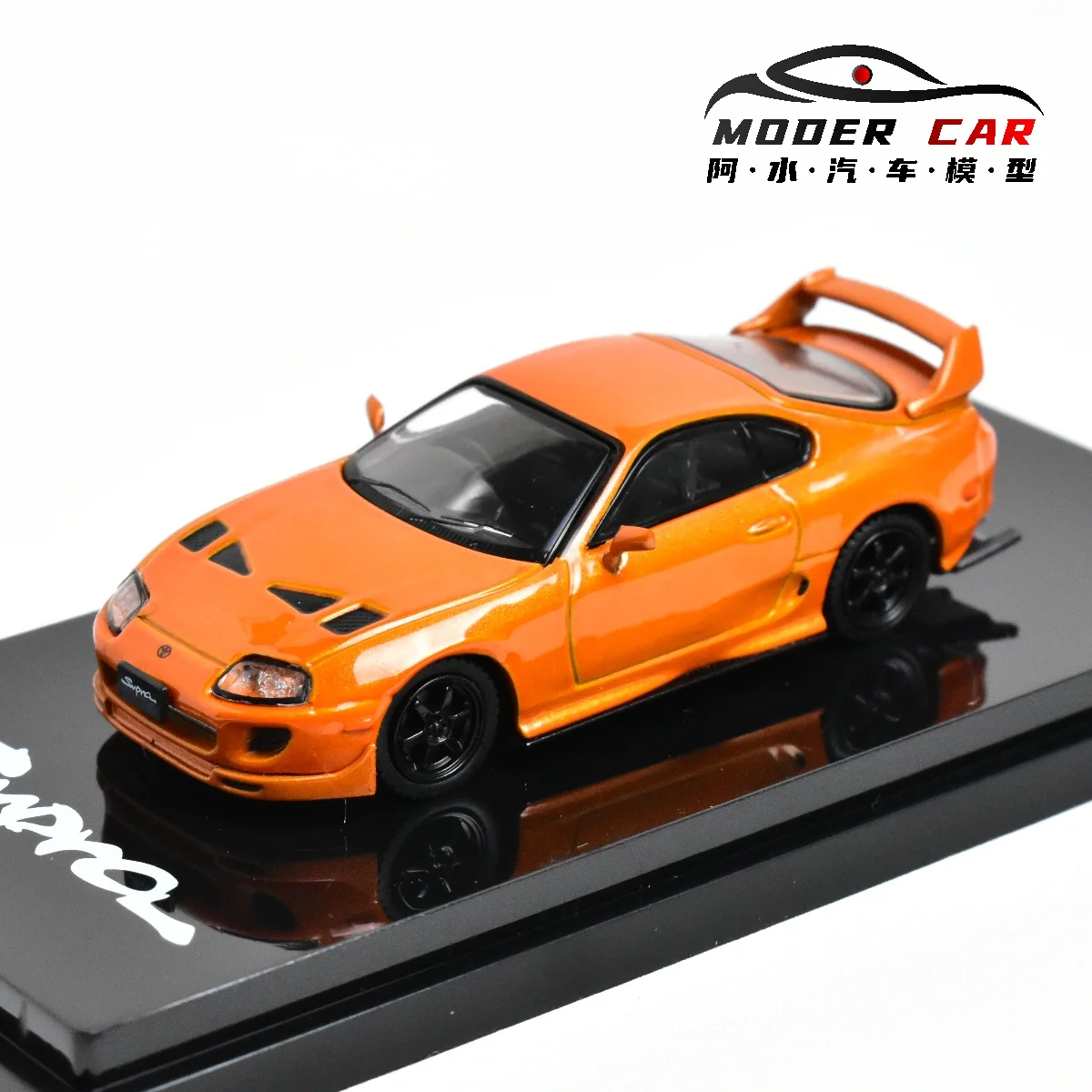 هواية اليابان HJ 1:64 SUPRA A80 JZA80 دييكاست نموذج سيارة #2